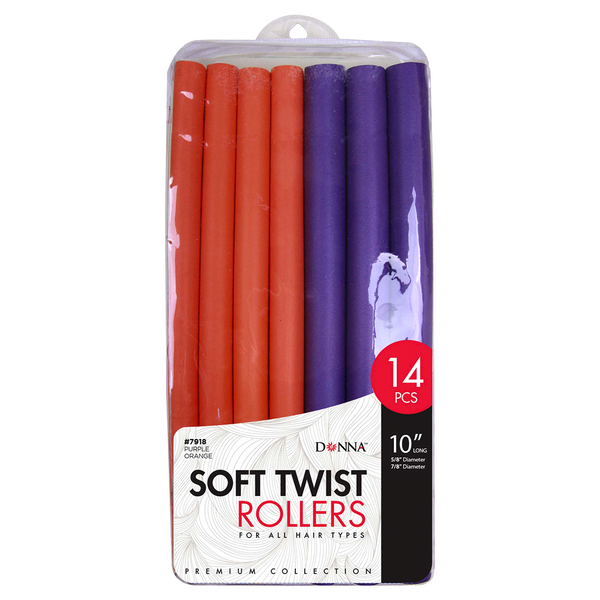 DONNA 10' Soft Twist Roller 14 PC