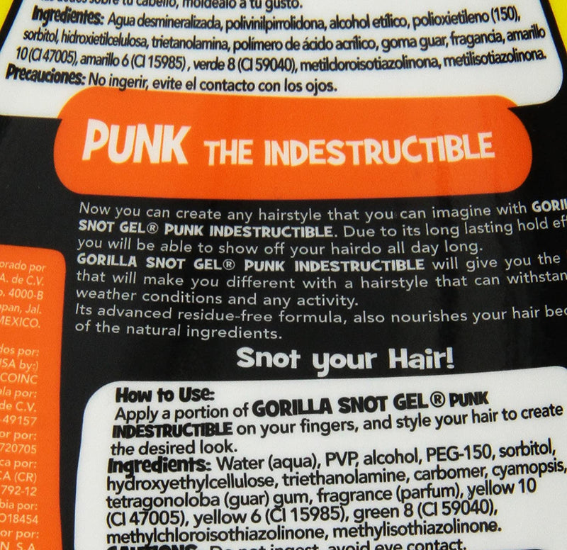 Moco de Gorila Punk Gorila Snot Gel