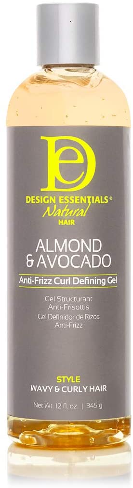 Design Essential Almond & Avocado Anti-Frizz Curl Defining Gel