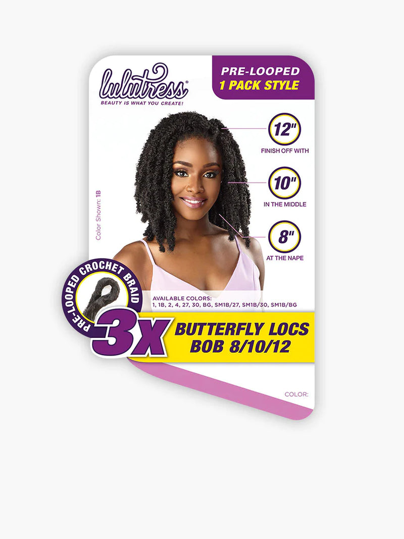 Lulutress 3X Butterfly Locs 8/10/12