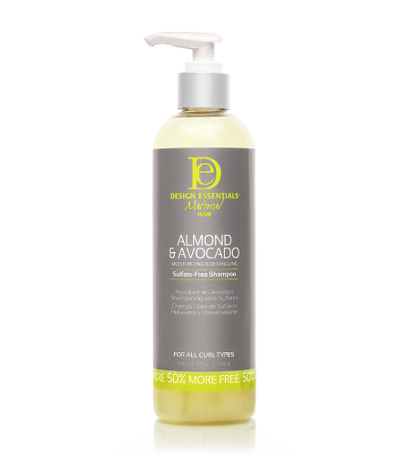 Design Essential Almond & Avocado Moisturizing & Detangling Sulfate-Free Shampoo