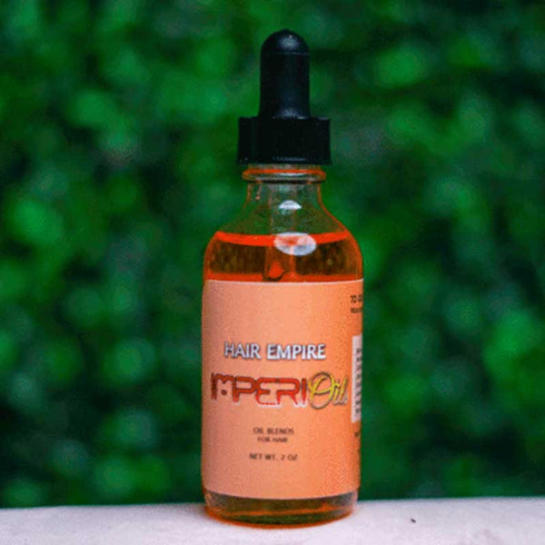 A two ounce oil dropper bottle, the rosehip oil in the oil makes it a light red orange. It is called "The Skin For Me" and it has multiple oils in it.