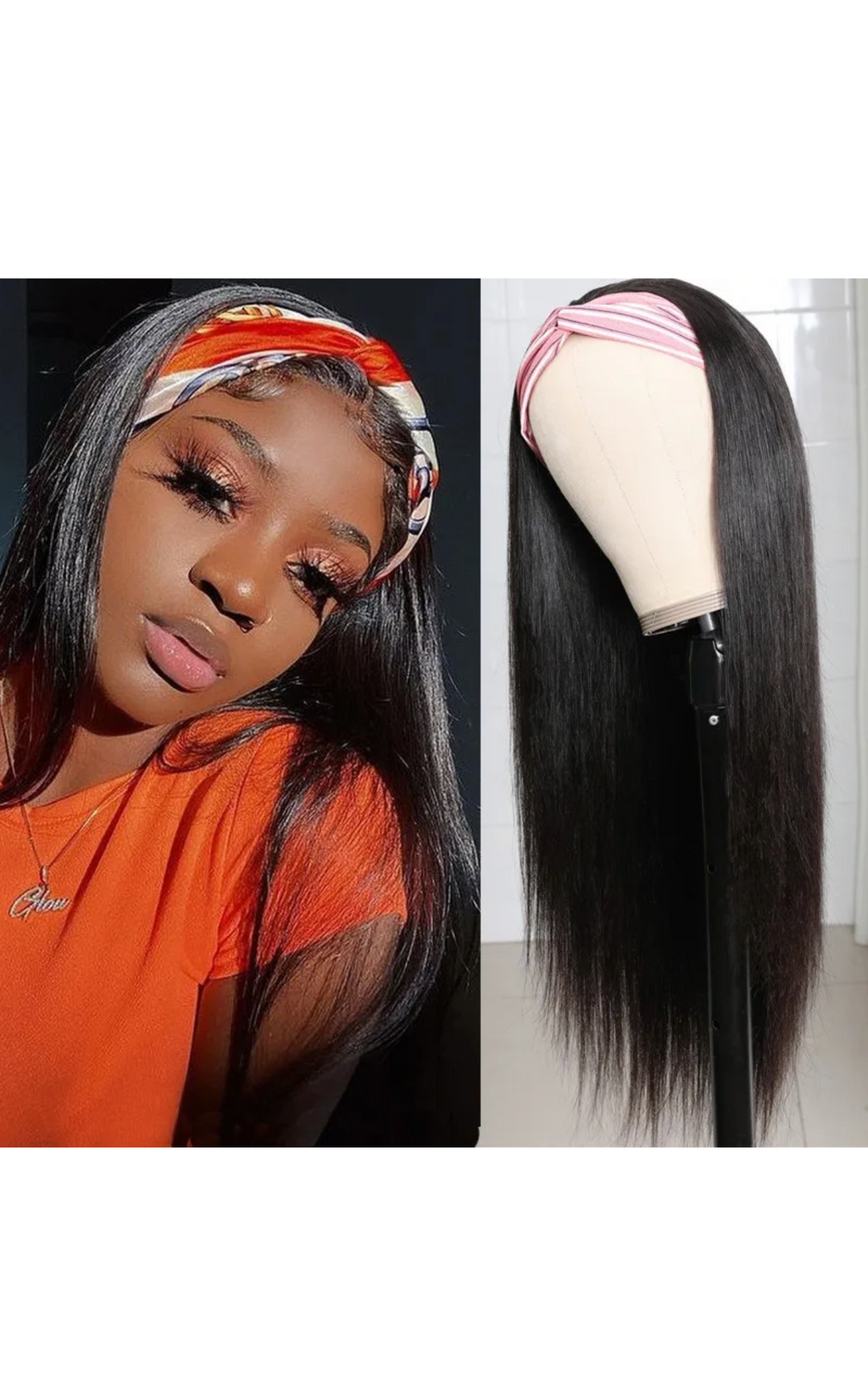 Headband retailer wig 22”