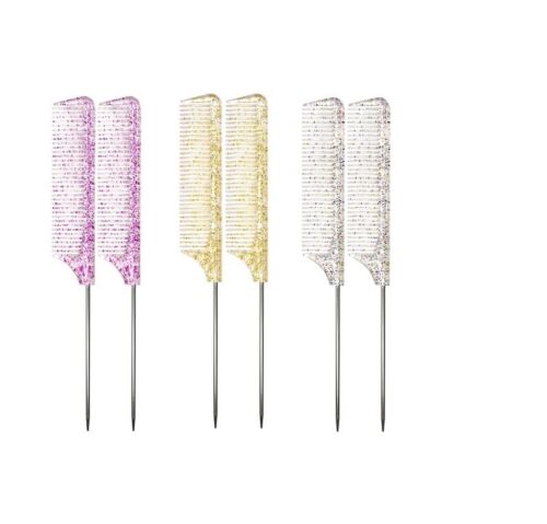 Stella Collection PIN TAIL STYLING COMB GLITTER (Single Piece)